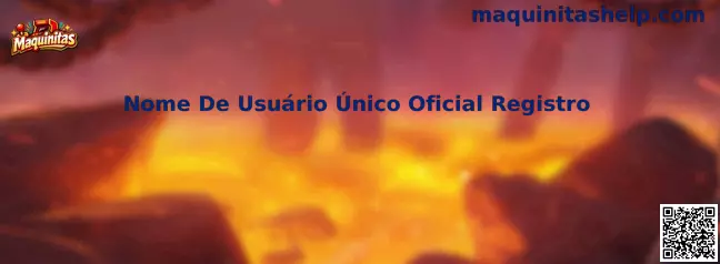 Nome De Usuário Único Oficial Registro Maquinitas